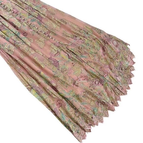 HEMANT AND‎ NANDITA Nora Maxi Dress in Rose Pink - Picture 5 of 11